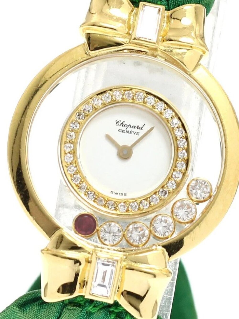 Chopard Happy Diamond Ribbon 5334 K18YG Diamond Quartz Ladies Watch